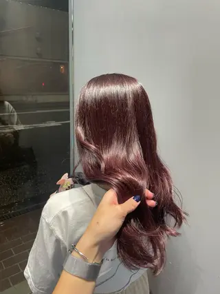 ロング カラー miu .のヘアスタイル