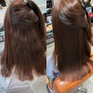 ロング こうき/前髪割れ癖 改善/カット/カラーのヘアスタイル