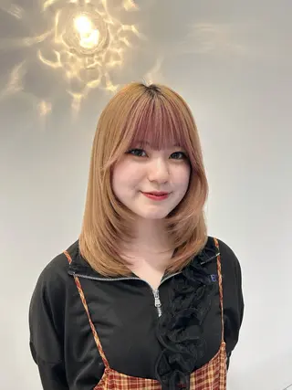 セミロング 🎀gigs🎀 momoka🎀のヘアスタイル