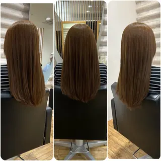 ロング カラー 『艶髪』で印象が激変 ！髪質改善専門KONのヘアスタイル