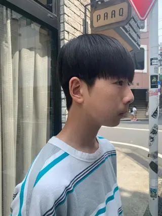 ショート メンズ 艶カラー/暖色カラー /透明感/ryutoのヘアスタイル