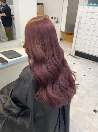 ロング カラー 🍒♡艶髪暖色カラー saaya♡🍒のヘアスタイル