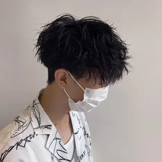 パーマ メンズ メンズ縮毛矯正 ♠️店長下平隼人のヘアスタイル