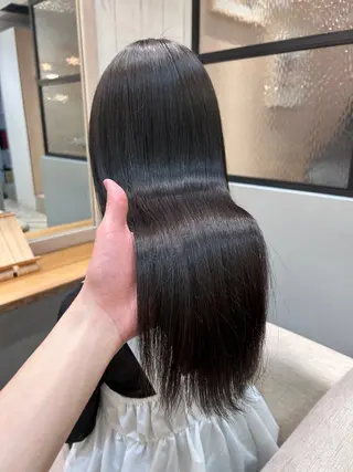 セミロング ボブ/レイヤーボブ/ 髪質改善/梶川 夏季のヘアスタイル