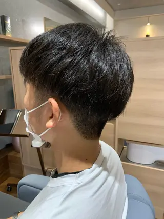 ショート メンズ 村田 淳のヘアスタイル