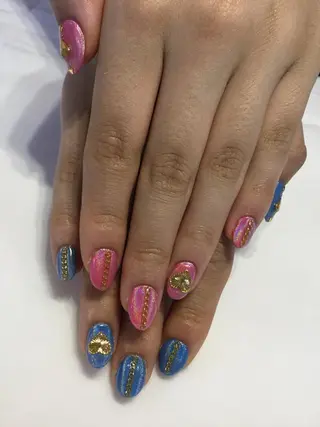 ネイル 💎🐰 saki. m 🐰💎のネイルデザイン