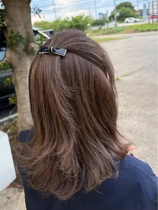 カラー ルプラボウ すぎやまみほのヘアスタイル