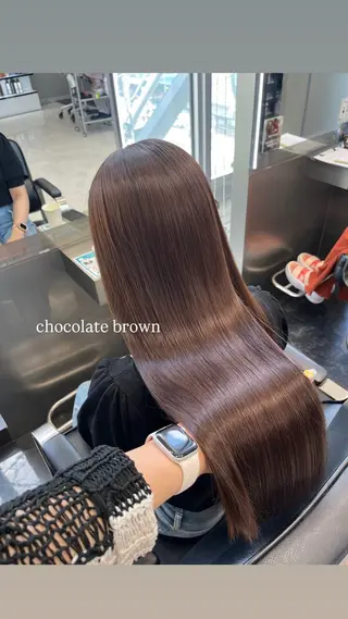 ロング カラー ヘアアレンジ ハイトーン/透明感 髪質改善/rinaのヘアスタイル