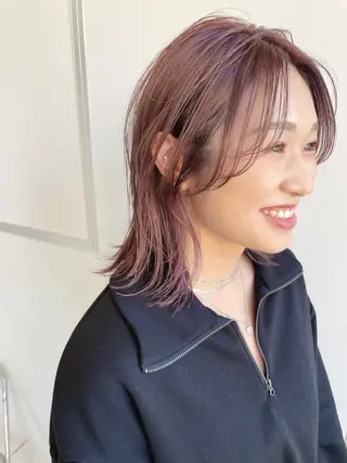 ミディアム カラー ill.所属・ill［イル］大須 kojimaのヘアスタイル