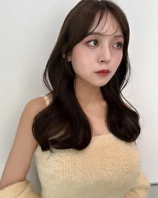 セミロング カラー take/ショート& レイヤーカット/銀座のヘアスタイル