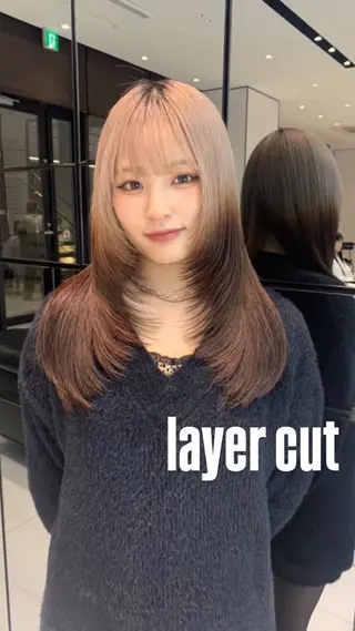 ロング keen吉祥寺所属・keen吉祥寺🐆 レイヤー/NAO🩶のヘアスタイル