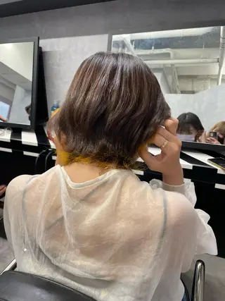 ショート Cielro【 シェイロ 】所属・Cielro/ダブル カラー/西田咲希のヘアスタイル