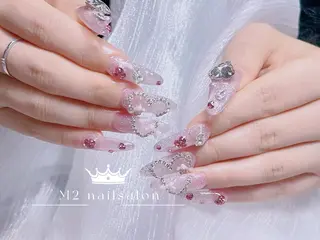 ネイル 長さだし専門店 M2　rikaのネイルデザイン