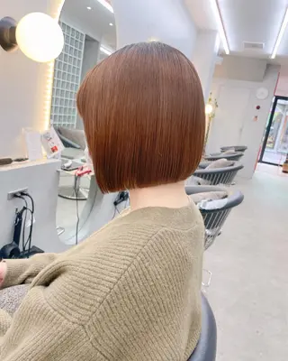 ショート Misaki /ボブ/縮毛矯正のヘアスタイル