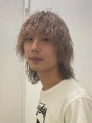 カラー メンズ メンズカット パーマ[佐橋]のヘアスタイル