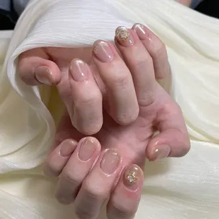 ネイル By moonネイル 🌷ワンホン/韓国風のネイルデザイン