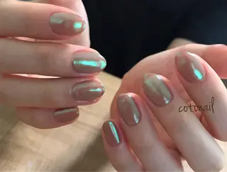 ショート ネイル ツメトマツゲ .のネイルデザイン