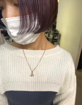 ショート カラー ヘアアレンジ stylist/蛯谷 珠里のヘアスタイル