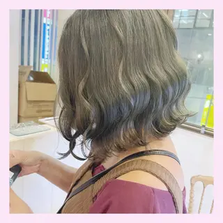 ショート カラー🫧アレンジ 🎀REIMIのヘアスタイル