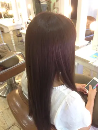 ロング カラー 小倉 聖也のヘアスタイル