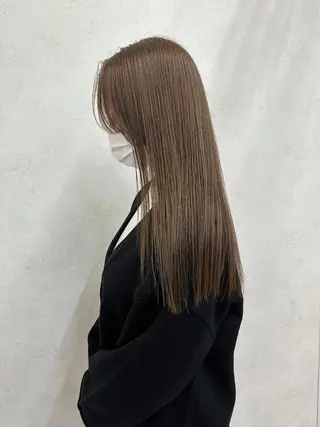 ロング カラー 寒色 ♡ レイヤー ┊︎miyuのヘアスタイル