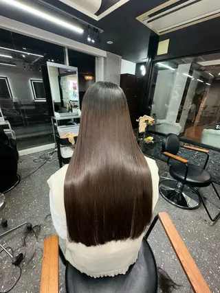 ロング 髪質改善⭐️縮毛矯正 中野⭐️Rinaのヘアスタイル