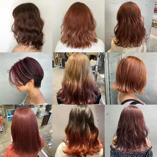 ミディアム カラー brace今里店店長 加井直樹のヘアスタイル