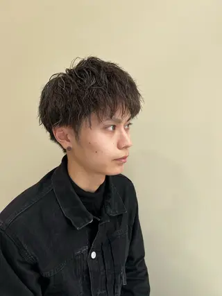 カラー メンズ tomu/天神大名/ 透明感カラー🐧のヘアスタイル