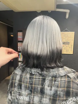 ミディアム ハイトーン🫧/エク HANSON🌙のヘアスタイル