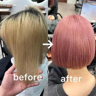 ミディアム カラー .*･ﾟ izumi  ･*.のヘアスタイル