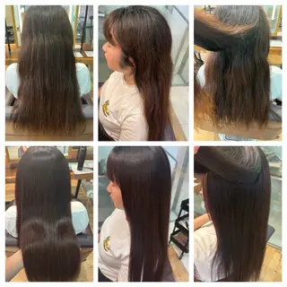 ロング 顔まわり🤍小顔 カット🤍みさきのヘアスタイル