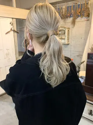 セミロング カラー kimika🥑 メンズ/髪質改善のヘアスタイル