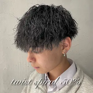 パーマ メンズ 横浜メンズパーマ🔥 大野賢人のヘアスタイル