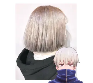 ショート カラー GARU-ガル-所属・TSUNO🦖 派手髪/オタク美容師のヘアスタイル