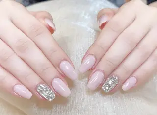 ネイル ネイルサロンAiri 長さ出し·シンプルのネイルデザイン