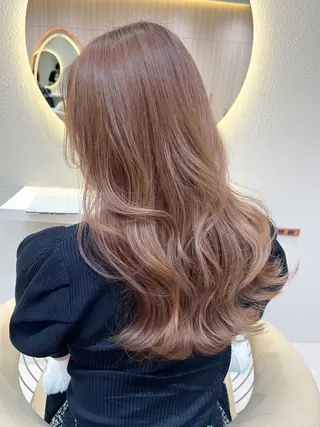 ロング カラー 透明感カラー🤎 中川智帆のヘアスタイル