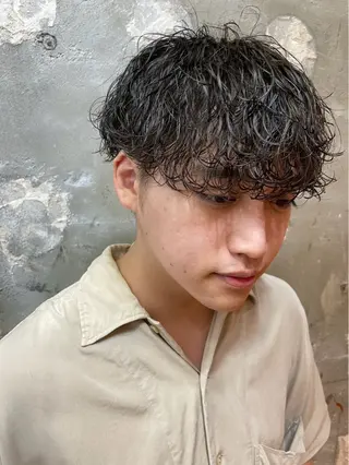 パーマ メンズ AINA acaのヘアスタイル