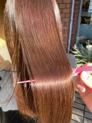 セミロング カラー 髪質改善&トリートメント Loops鷺沼店所属・🌷髪質改善/ 落合 咲弥🌷のヘアスタイル