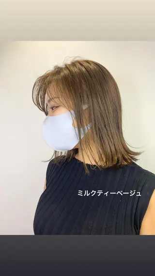 ミディアム カラー SALOWIN神戸三宮店所属・【美髪を叶える】中谷 彰宏（アキ)のヘアスタイル