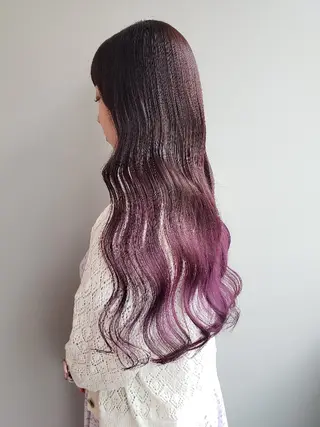 ロング カラー ヘアアレンジ 成瀬 弘光のヘアスタイル