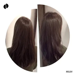 セミロング ロング カラー ✨縮毛矯正✨髪質改善 ナカシマ ユミのヘアスタイル