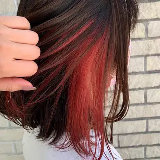 カラー 艶髪レイヤーの王 復活の大澤竜馬のヘアスタイル