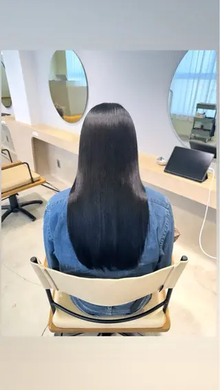 パーマ ulu名古屋栄所属・落合しほ/韓国ヘア/ 髪質改善/縮毛矯正のヘアスタイル