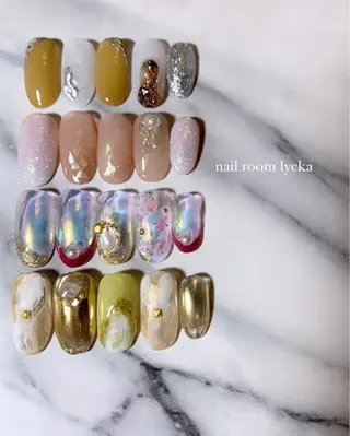 ネイル ﾈｲﾙﾙｰﾑﾘｯｶ 𝐦𝐚𝐲𝐮のネイルデザイン