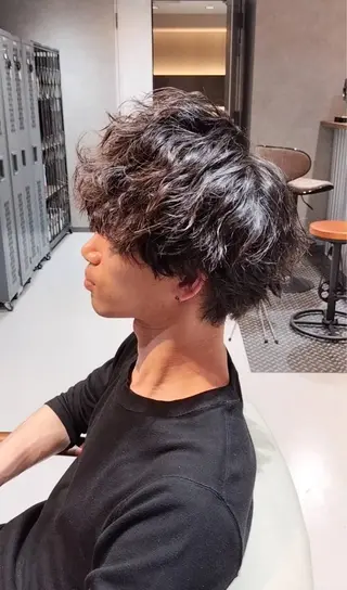 ミディアム 川路 創太メンズ限定のヘアスタイル