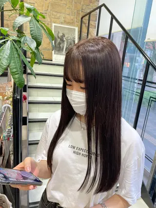 ロング 韓国ハイトーン🦋 hikariのヘアスタイル
