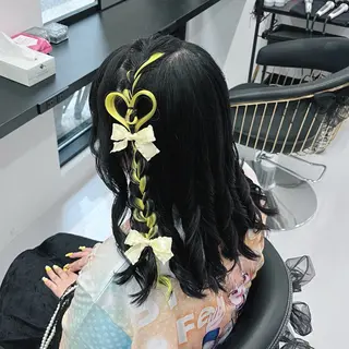 セミロング ヘアアレンジ MILD by 17 秋葉原 ‪♡みづき♡のヘアスタイル