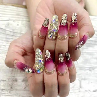 ネイル ❤️💛REBEST 京橋　nailのネイルデザイン