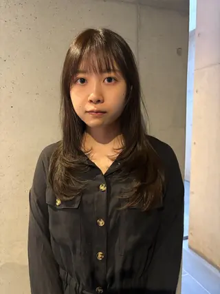 ロング カラー RIN／韓国ヘア レイヤー／メンズのヘアスタイル