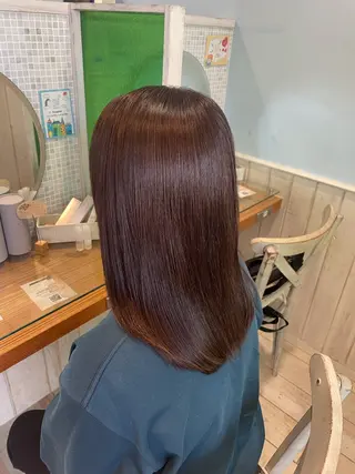 セミロング 門前仲町/縮毛矯正☆ 髪質改善 平尾雄司のヘアスタイル